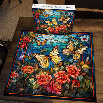 Schmetterlingsgartenpuzzle 1000 Stücke